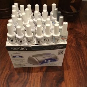 GELISH NAIL 18G LED GEL LIGHT LAMP WITH 25 COLORS